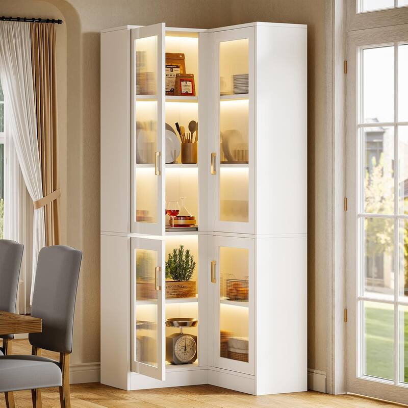 71" Tall Modern Bookcase Book Shelf for Living Room, 5-Tier