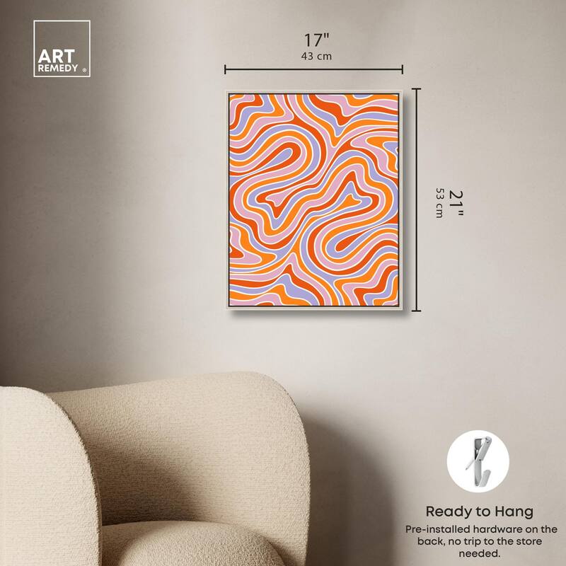 Bubble Gum Retro I Canvas by Art Remedy