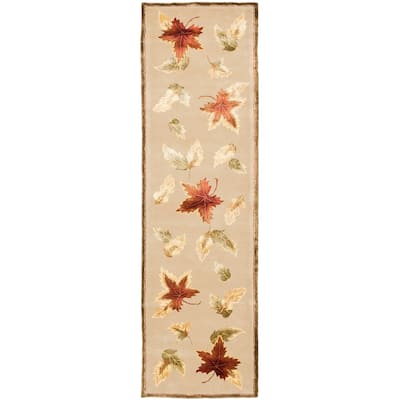 SAFAVIEH Handmade French Tapis Shawnda Shabby Chic Oriental Wool Rug
