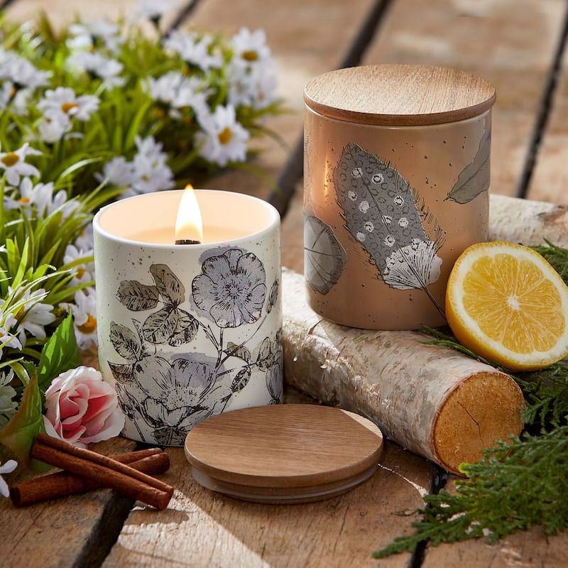 Floating On The Wind Soy Candle - Scented Jar Candle, 8.5oz, 28hr Burn Time, Multicolor, Perfect for Summer Decor