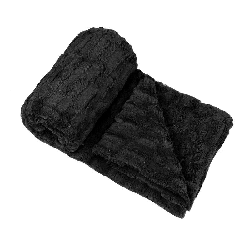 Saga Double Sided FauxFur Throw
