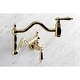 preview thumbnail 11 of 23, Heritage Wall Mount Pot Filler Kitchen Faucet
