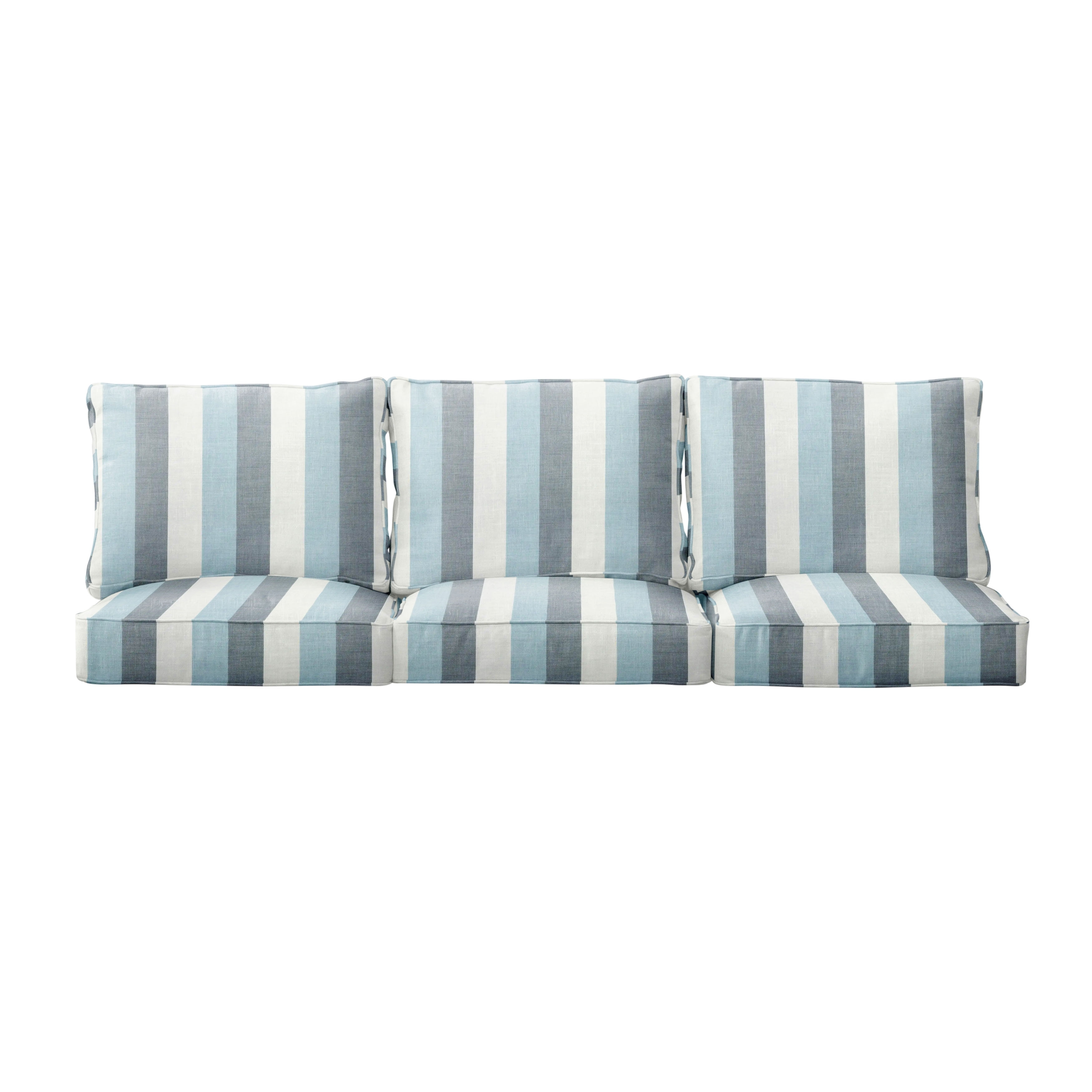 Sorra Home Sunbrella Outdoor Deep Seating Sofa Cushion Set