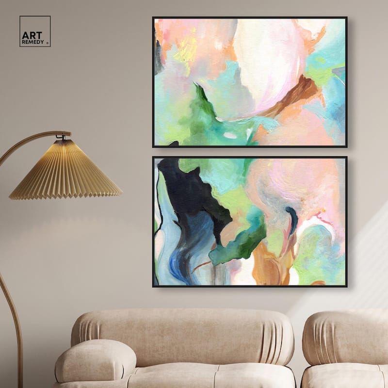 The Dreamer part II Canvas Set of 2 by Art Remedy