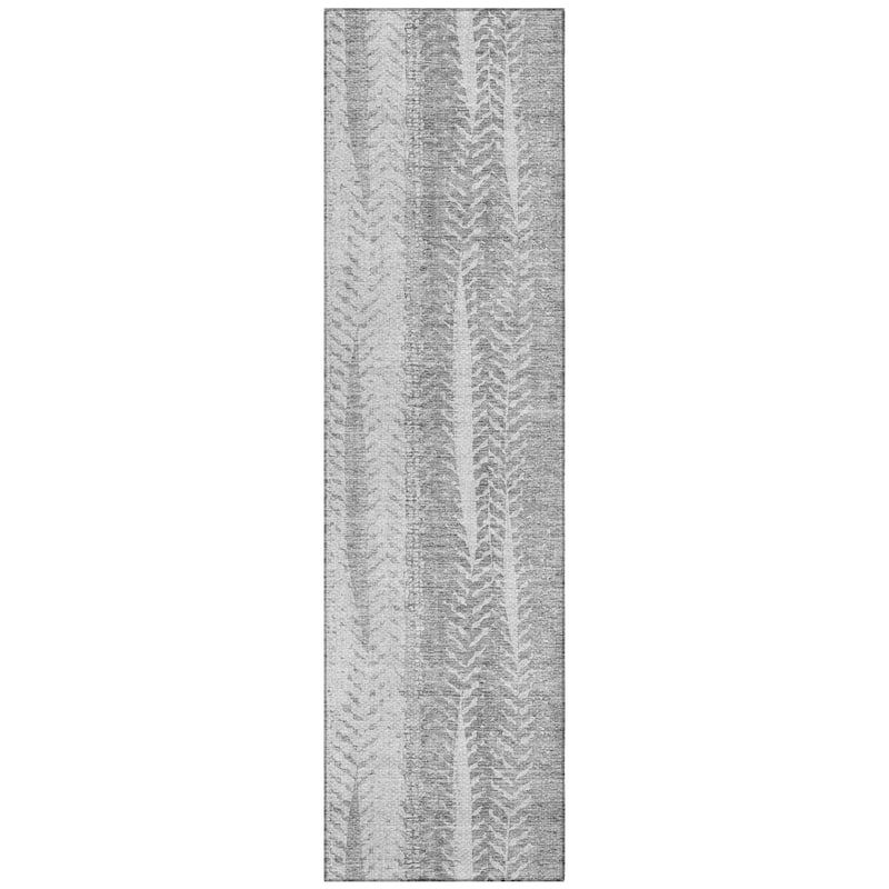 Machine Washable Indoor/ Outdoor Chantille Modern Imprints Rug