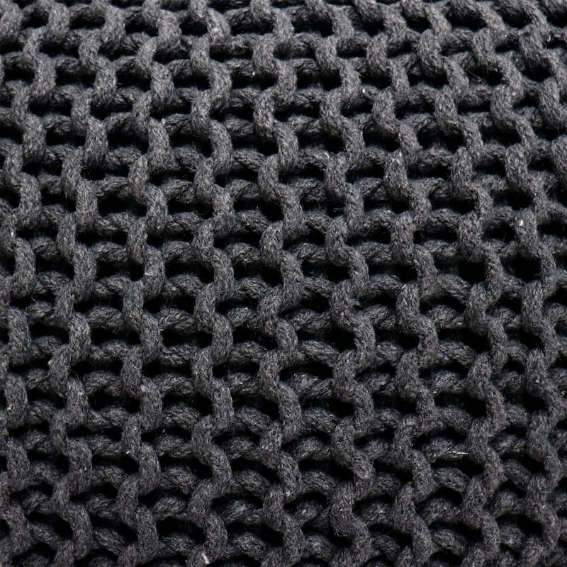Pasargad Home Santorini Cotton Pouf