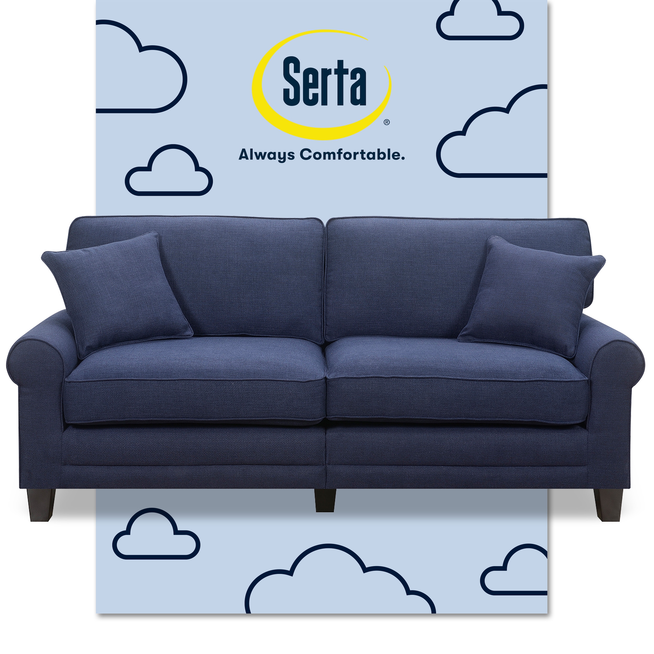 Serta copenhagen sofa couch new arrivals