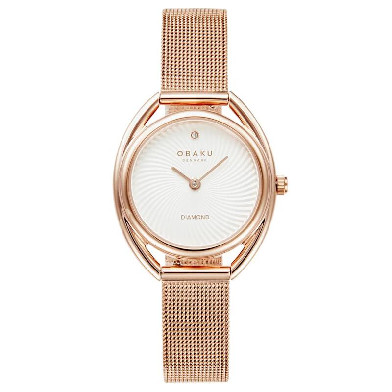 Obaku Women's Juvel White Dial Watch - V286LXVIMV - One Size