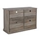 preview thumbnail 9 of 23, 47" Rustic Farmhouse Barn Door TV Stand for 55" TVs