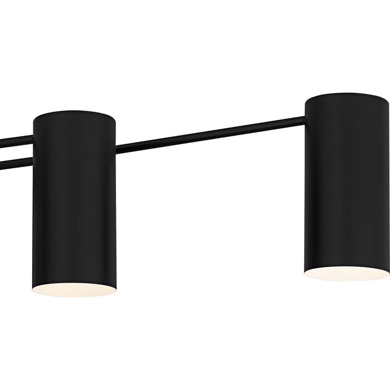 Foreland 6-Light Matte Black Linear Chandelier