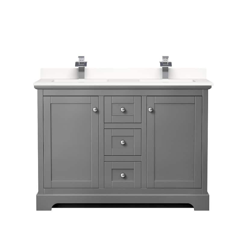 Wyndham Collection WCV232348D-QTZ-UNSMXX Avery 48" Free Standing