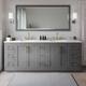 Option Dark Gray / Giotto Quartz Top / Brushed Gold