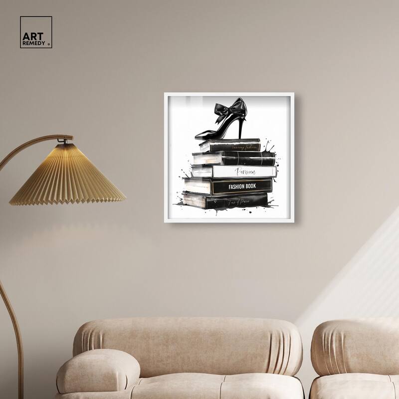 Classic Book Stack Shadowbox by Art Remedy