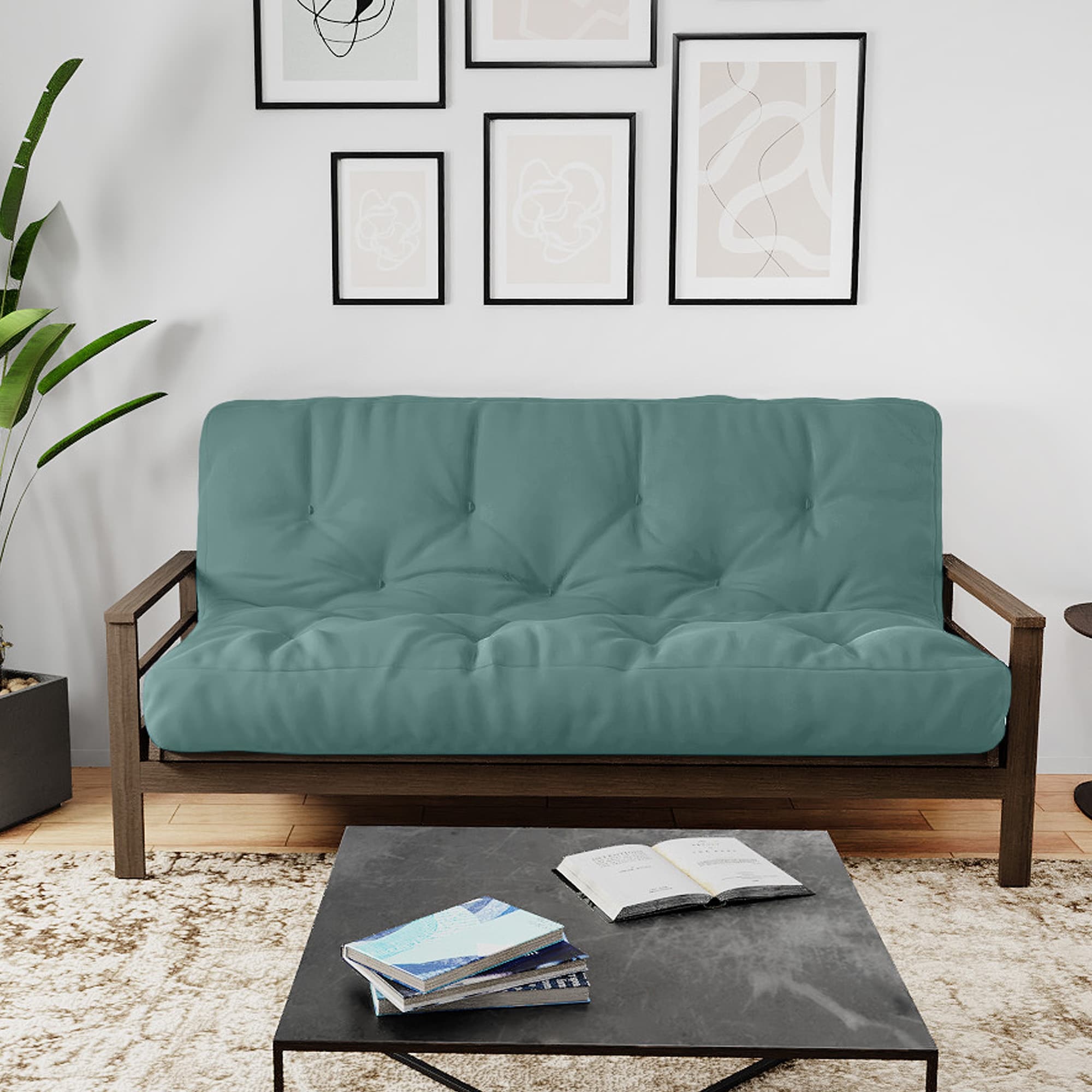 Loosh Home 8" Gel Memory Foam Twin Size Futon Mattress