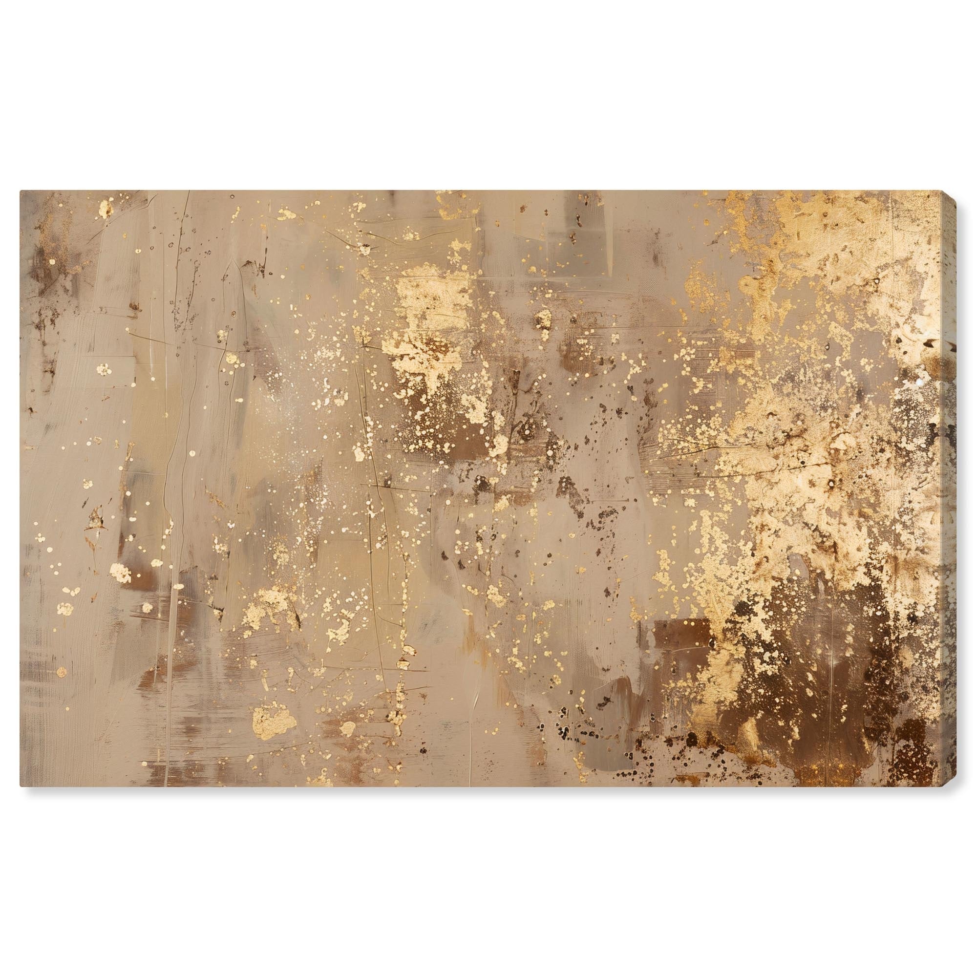 Gilded Dust Canvas by Art Remedy, Gallery Wrapped