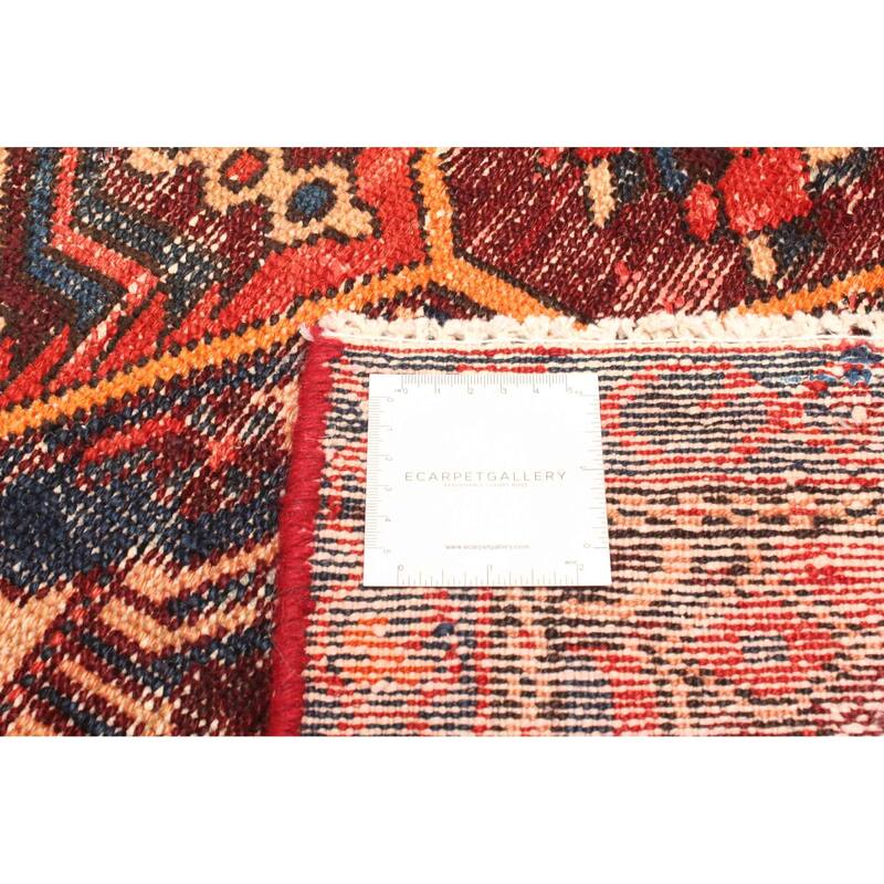 ECARPETGALLERY Hand-knotted Kayseri Vintage Red Wool Rug - 3'11 x 6'2