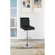 preview thumbnail 21 of 24, Adjustable Bar stool Modern Set of 2 Chairs Dining Kitchen Black