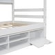 preview thumbnail 59 of 57, Wooden House-shaped Twin House Bed with Bedside Built-in Storage Shelves,Under Bed Storage,Kids and Baby