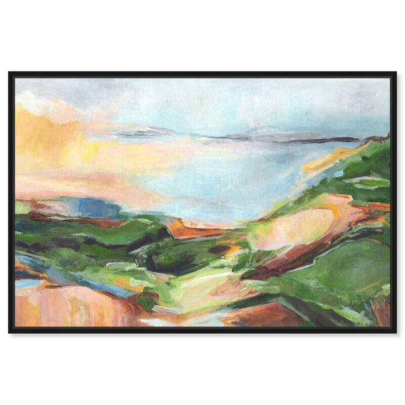 Abstract Landscape Canvas by Art Remedy - Black - 24" x 16"