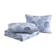 preview thumbnail 8 of 9, Tommy Bahama Ocean Isle Print With Textured Reverse Cotton Quilt (Blue, 3 Piece Set)