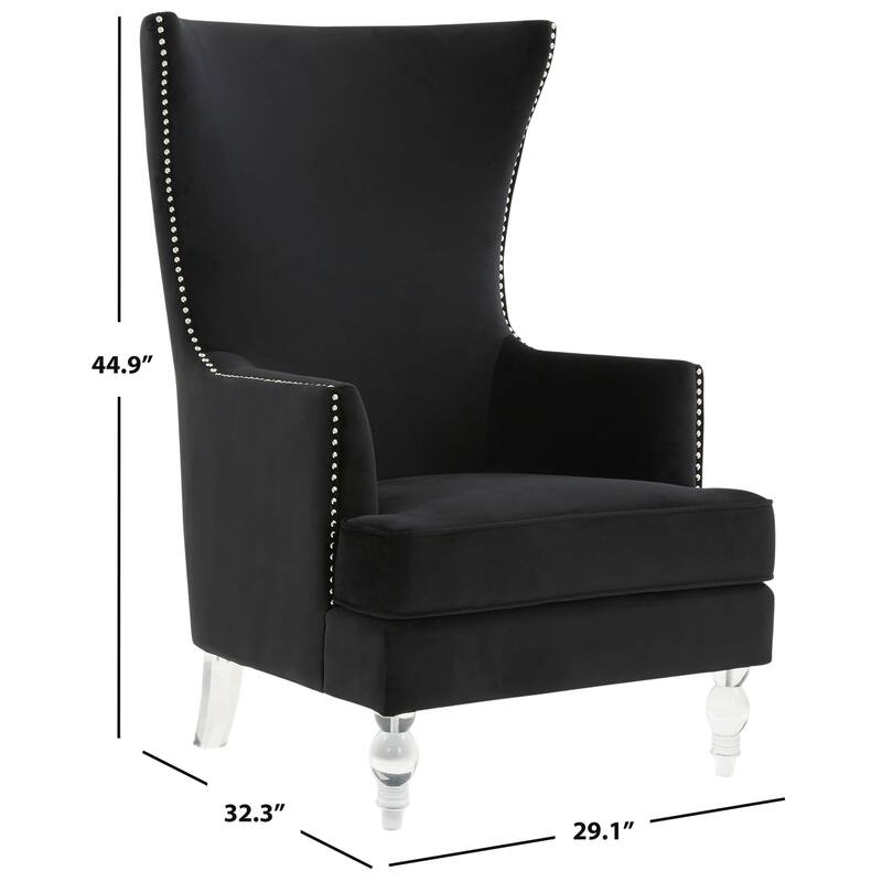 SAFAVIEH Couture Geode Modern Wingback Chair - 29.1" W x 32.3" D x 44.9" H