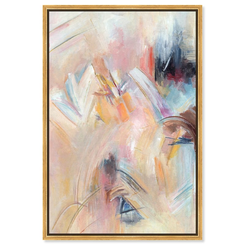 Side Effect I Canvas by Art Remedy - 36" x 54" - Gold