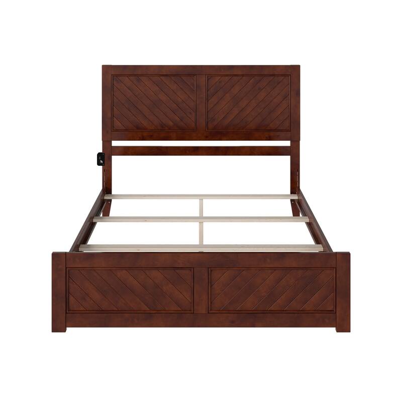 Canyon Foundation Bed Frame with Matching Footboard