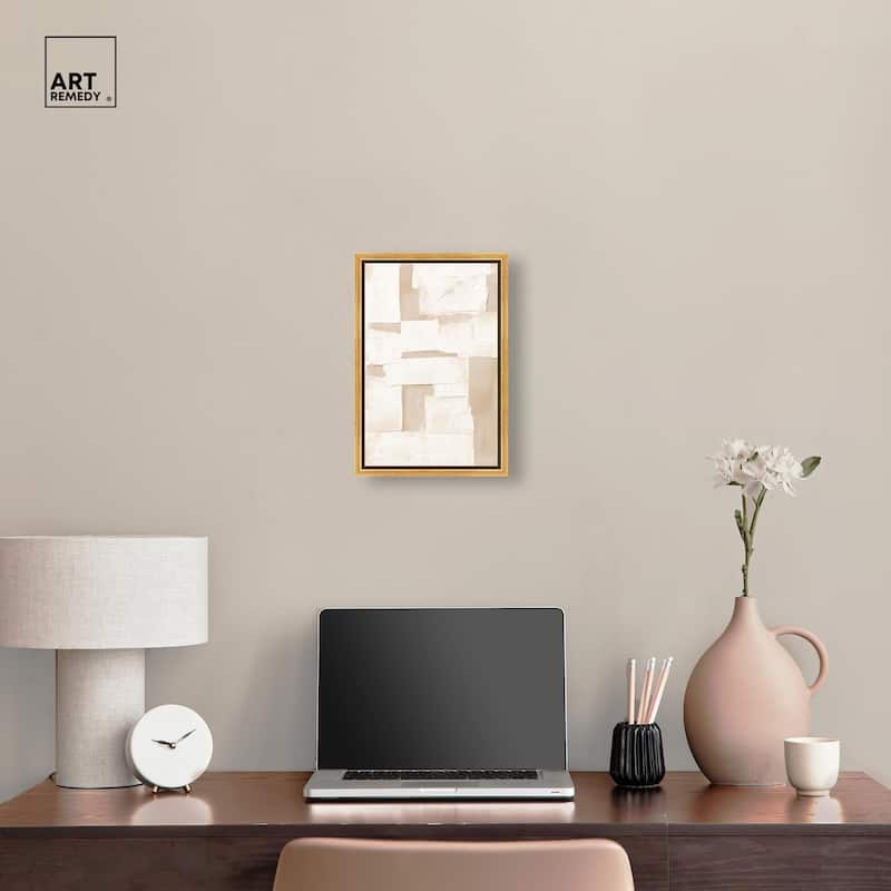 Plastered Planes III Canvas by Art Remedy
