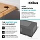preview thumbnail 8 of 100, KRAUS Kore Workstation Farmhouse Apron Stainless Steel Kitchen Sink