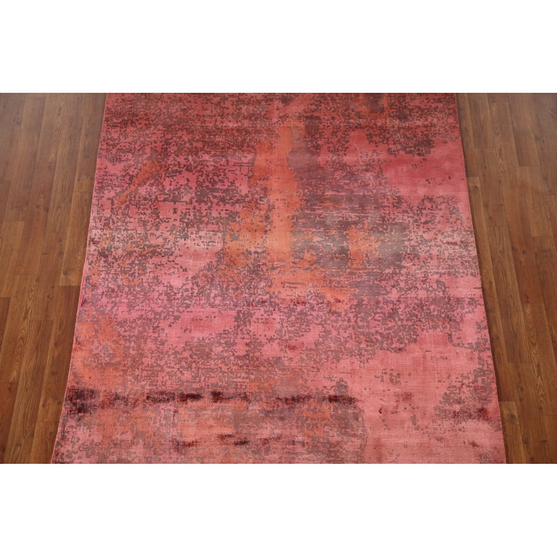 All-Over Abstract Modern Area Rug Handmade Wool Carpet - 5'0"x 8'1"