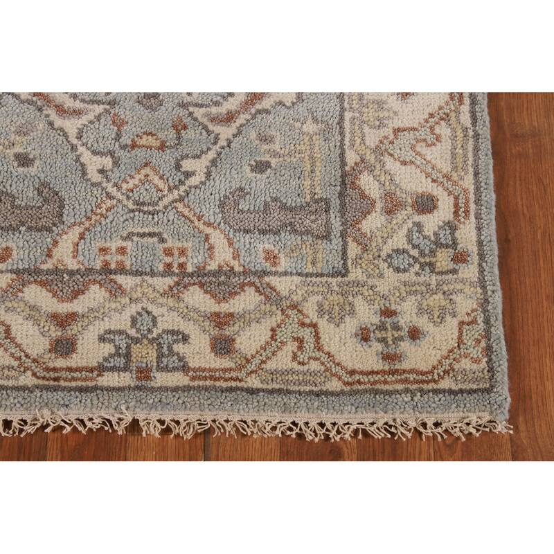 Oushak Oriental Runner Rug Handmade Wool Carpet - 2'8"x 8'0"