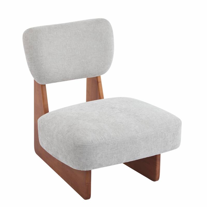 Minimalist Accent Chairs Set - Wood Frame