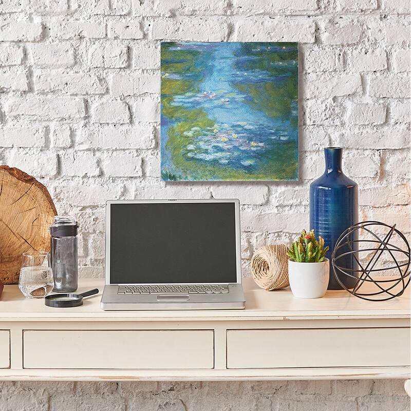 Stupell Classical Water Lilies Painting Detail Traditional Monet Canvas Wall Art