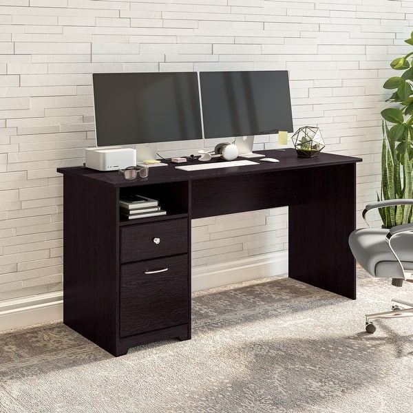 Bush Home Cabot 60W Computer Desk with Drawers and Storage - Bed Bath ...