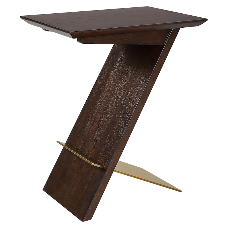 Uttermost Breakthrough Modern Accent Table - 17.25"W x 22"H x 11.75"D