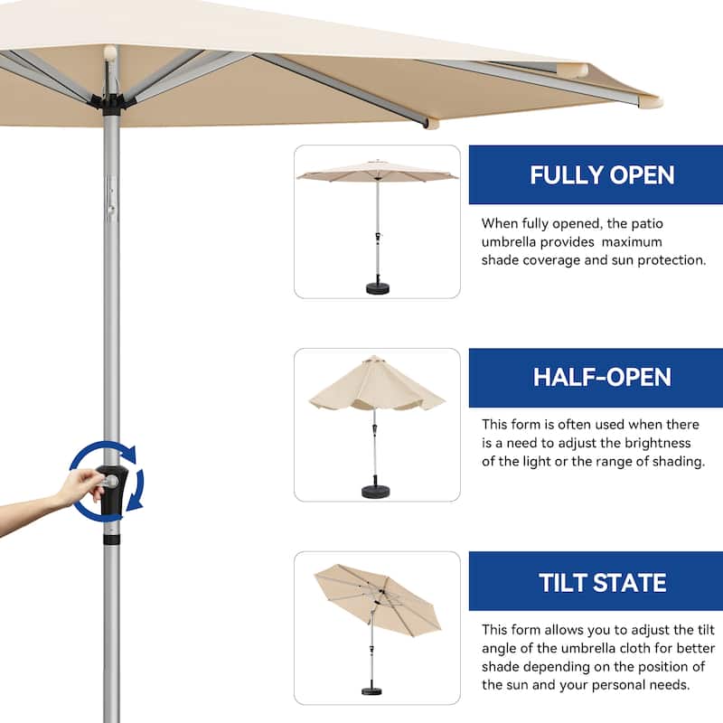 10FT Market Patio Umbrella