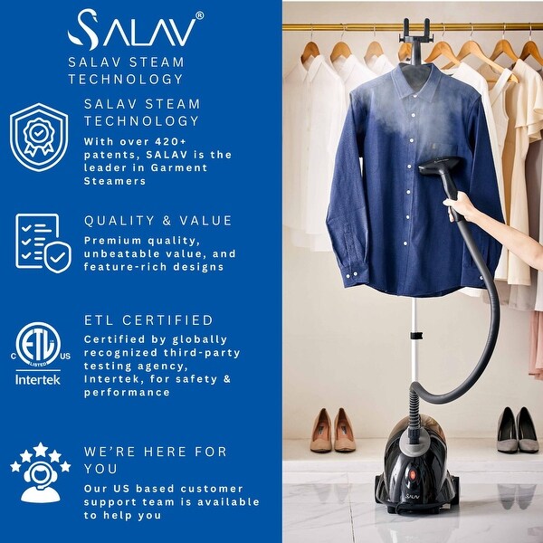 GARMENT STEAMER 衣類 スチーム GS18H GS18 Performance Full Size Steamer with Wheels – SALAV USA | True