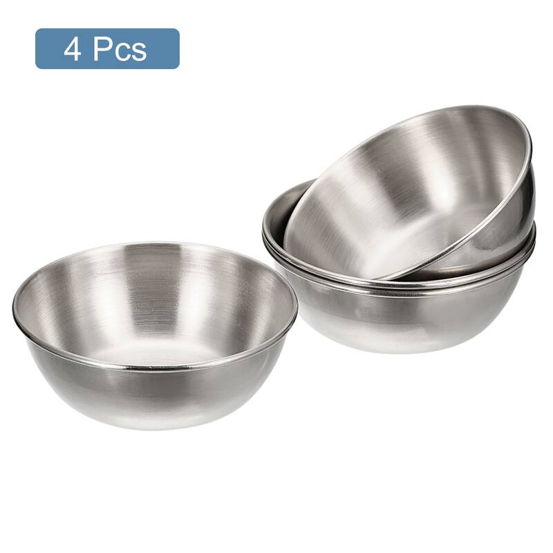 Stainless Steel Sauce Dishes, Metal Sauce Bowls Condiment Cups