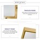 preview thumbnail 27 of 35, Modern Thin Frame Wall-Mounted Hanging Bathroom Vanity Mirror