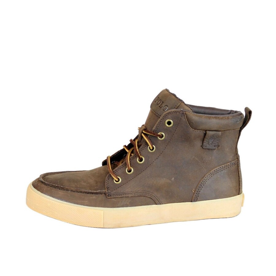 polo tedd leather sneaker boots