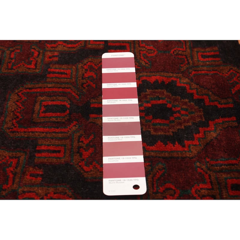Teimani Burgundy Rug 2'11" x 4'11" - 2'11 x 4'11