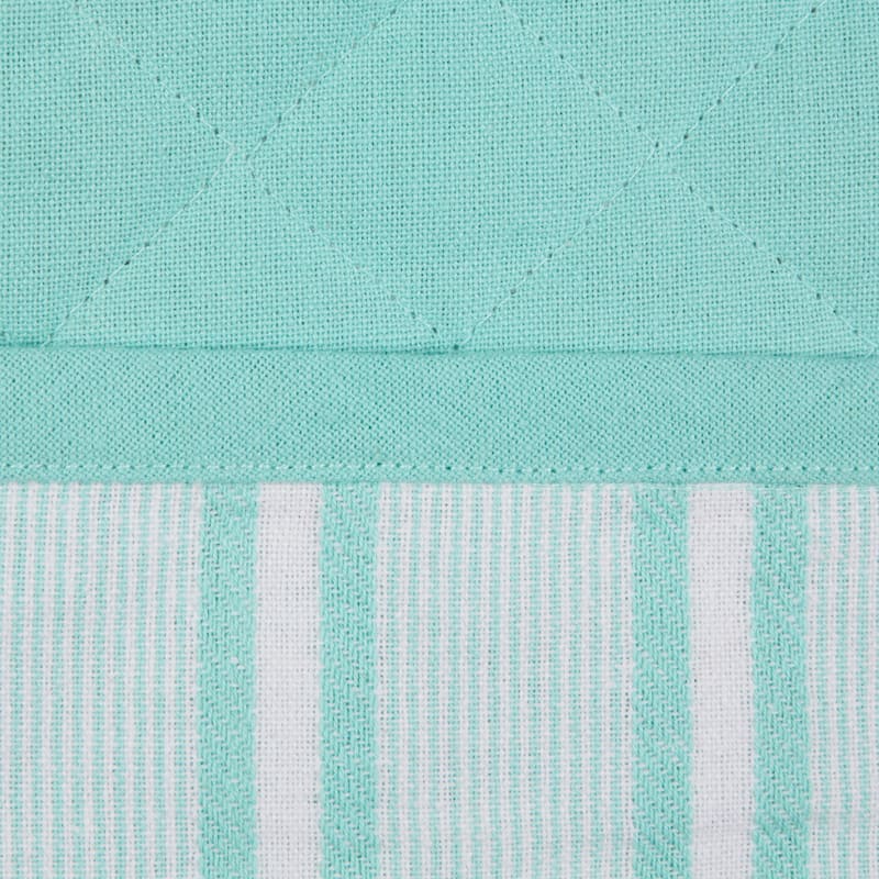 Chef Stripe Double Oven Mitt