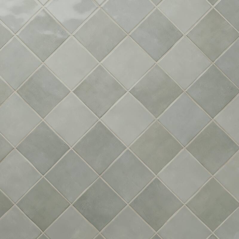 Ackland AKNPTHOK5X5G-CA Hoku - 5" x 5" Ceramic Square Wall Tile -