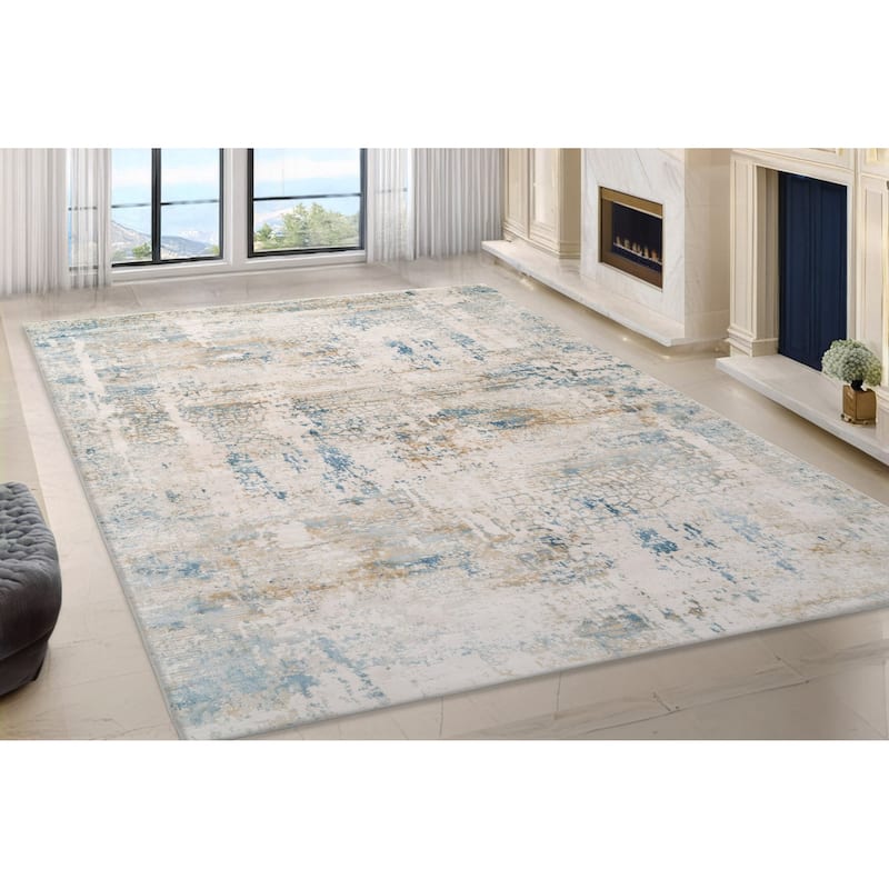 Dynamic Rugs Quartz Transitional Area Rug