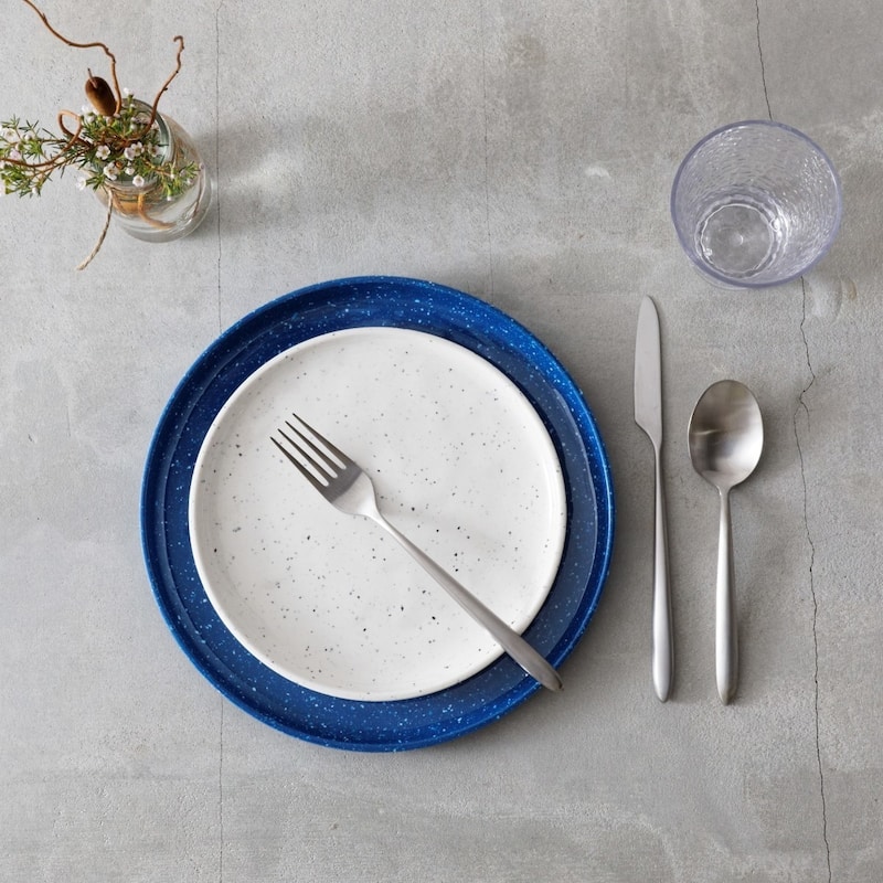 Fortessa Velo 18/10 Stainless Steel, 5PC Flatware Set (Service for 1), Silver