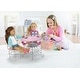 preview thumbnail 2 of 10, Badger Basket Tea Time Metal Doll Table and Chair Set with Accessories - 14" x 7.75" x 10.25"
