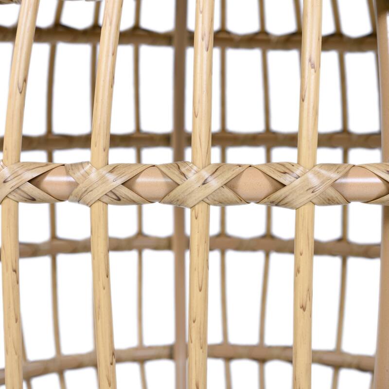 Christopher Knight Home Azariah Acacia Wood Wicker Side Table with Slatted Top