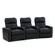 preview thumbnail 11 of 10, Octane Turbo XL700 Power Leather Home Theater Seating Set (Row of 3)