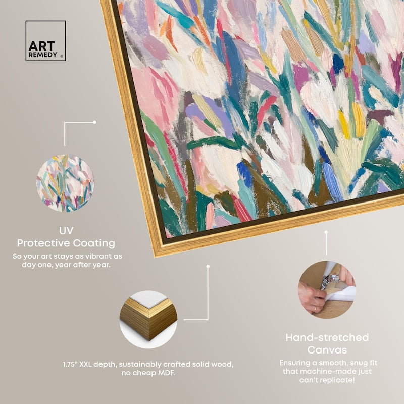 Morning Mist Bloom II Canvas by Art Remedy