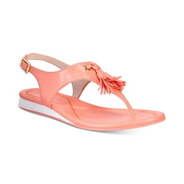 Cole Haan Womens Rona Split Toe Casual Slingback Sandals